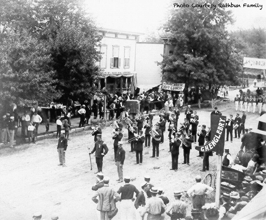 GAR Parades Down Division Street in 1898