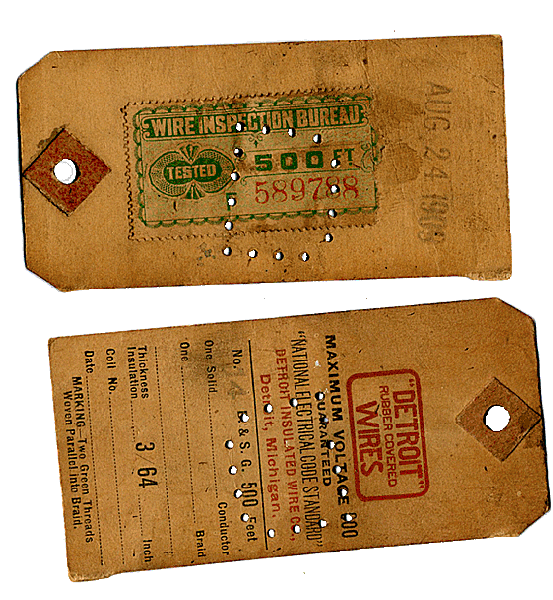 Wire Inspection Label