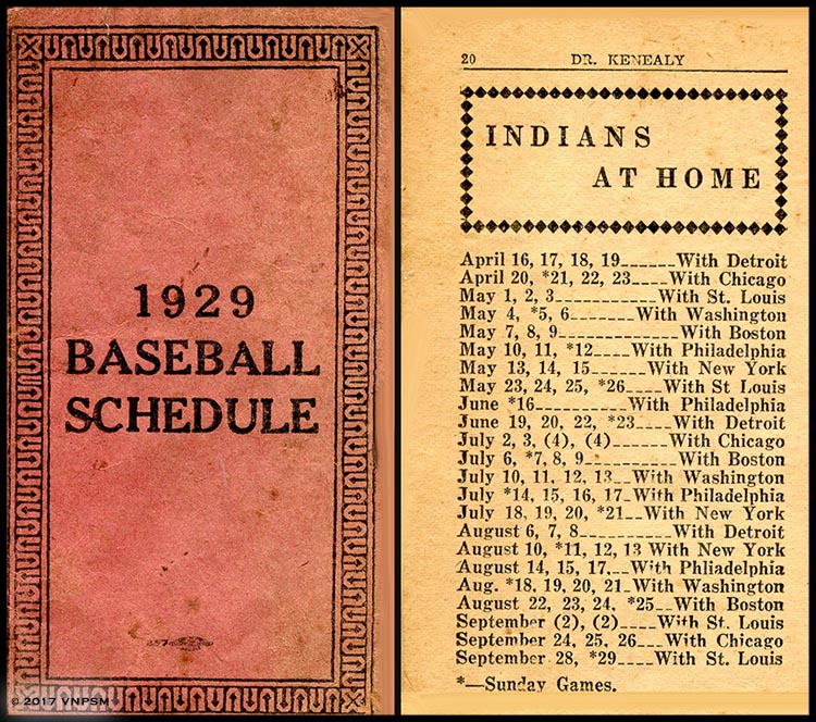 1929 Indians Schedule width=