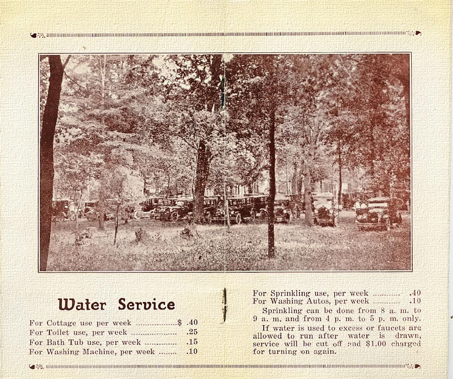 Cars Parked at Linwood Park c.1917=