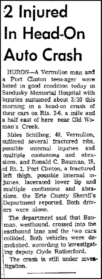 Newspaper Clipping about Miles Shilling =