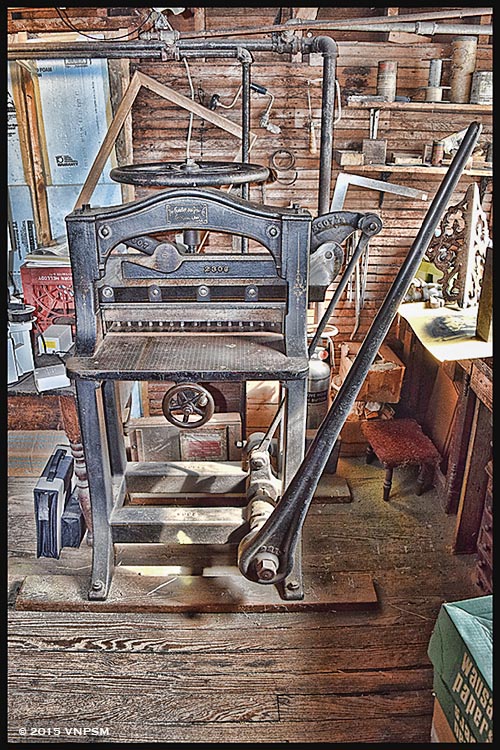 chandler-price guillotine paper cutter width=