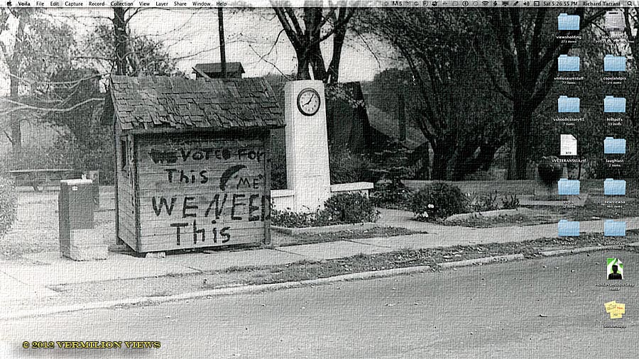 July 28, 2012 - Out House in Rubberneck Park c. 1953