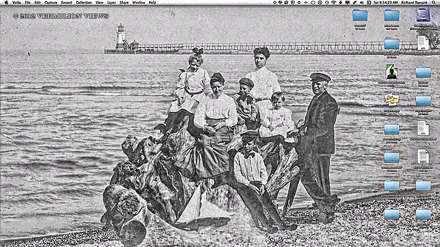August 4, 2012 - The F.W. Wakefield Family at Main street beach