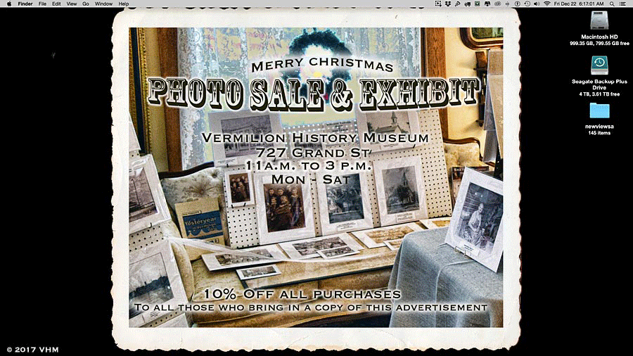 December 23, 2017 - VHM Gallery=