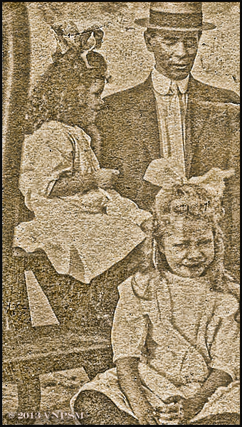 Albert Irey and his daughters