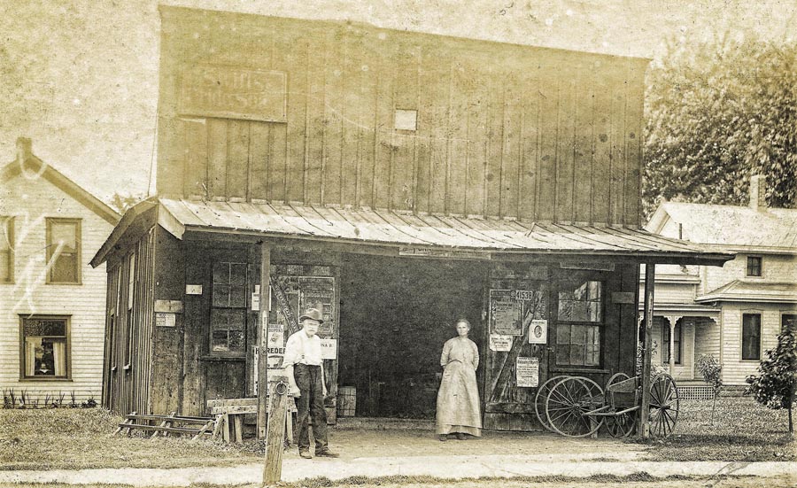 Howell Blacksmith Shop on Main street in Vermilion