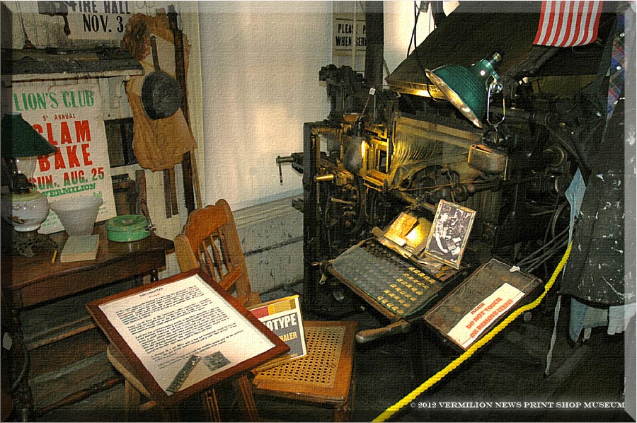 The Linotype at The News