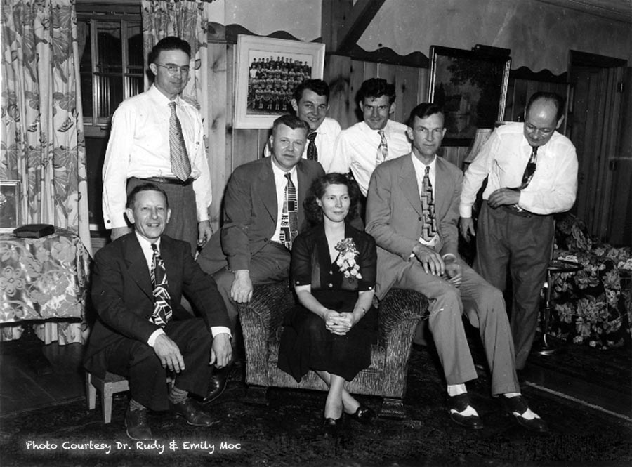Vermilion Teachers at the Rudy Moc House