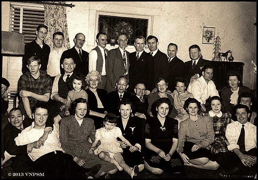 Okagi workers at Okagi's home