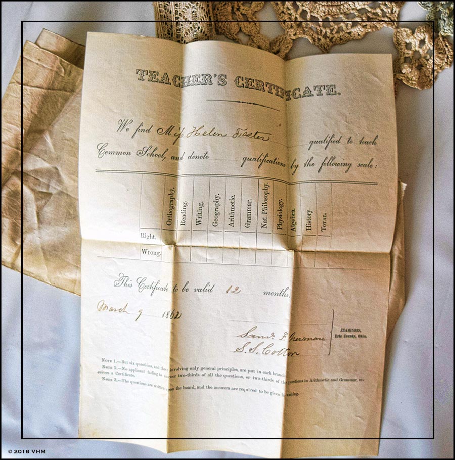 Forster Teacher Certificate spacer=
