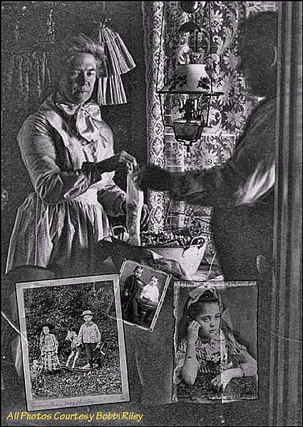 Miller and Harriet stuffing stockings